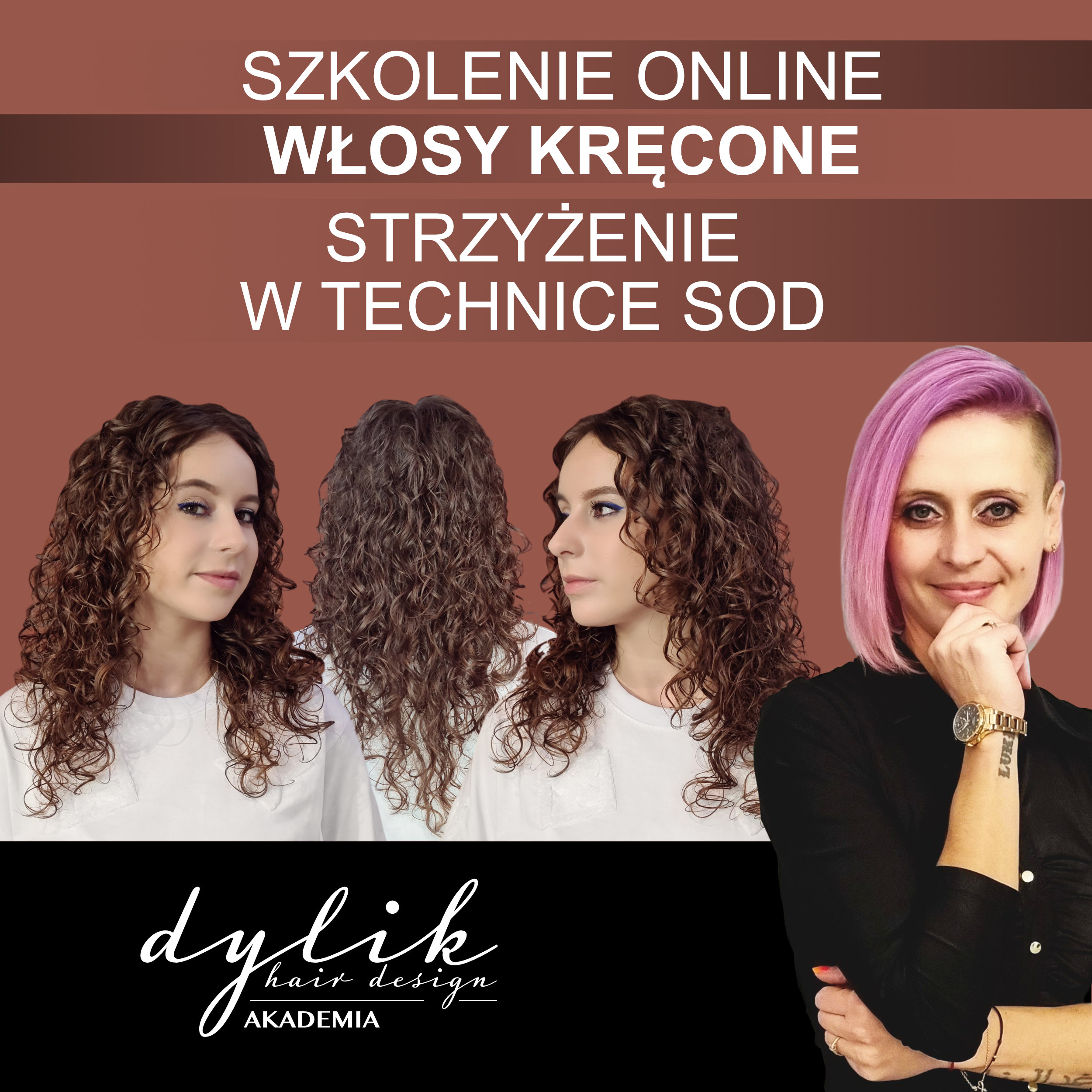 Kurs online włosy kręcone – strzyżenie w technice SOD